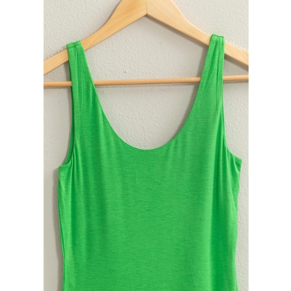 #405 🛑M,L BOHO CHIC TRENDY SCOOP Neck Tank Top - Picture 2 of 15